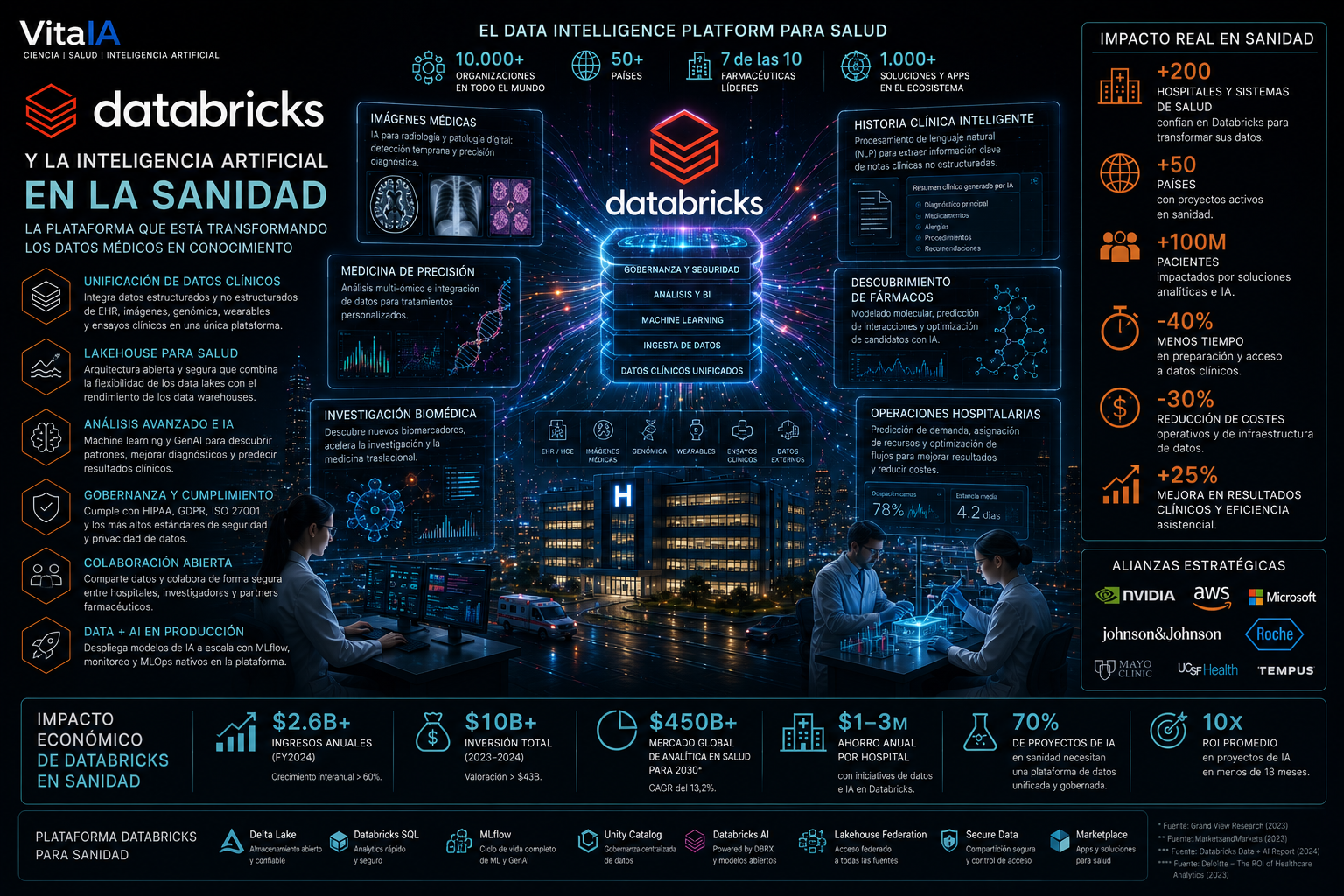 Databricks y la inteligencia artificial en la sanidad: la plataforma que está transformando los datos médicos en conocimiento
